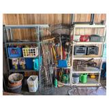 Yard & Garden Supply Clean Out, Includes Shelving