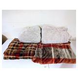 (3) Fleece Blankets; appear to be twin &