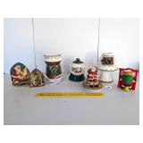 Group of Candle & Light Christmas Decor