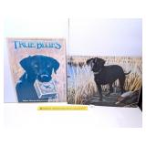 (2) Metal Hunting Dog Signs, includes