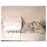 Group of bed covering & shams         Located in