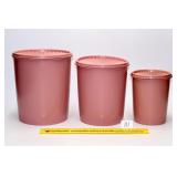 (3) Vintage Tupperware Canisters       Located in
