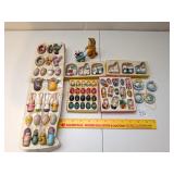 Group lot of Wooden Easter Ornaments