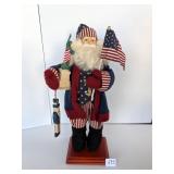 Patriotic Santa         Located in Basement