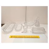 Group lot of Fostoria Glass Tableware