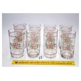 (8) Pfaltzgraff 'Tea Rose' Ice Tea Glasses