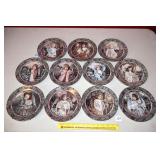 Group lot of Decorative Plates from the Gardens