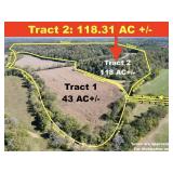 118.31 Acres, m/l, Excellent Hunting & Views!