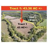 43.36 Acres, m/l, Mostly Cropland & Creek!