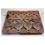 14-Piece Jumbo Crowfoot Wrench Set