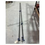 Pair of 10 Ft. Pipe Clamps