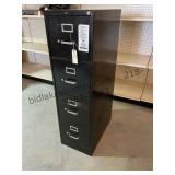 Black HON 4 Drawer File Cabinet