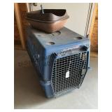 Pet Crate and Litter Box