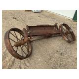 Steel Wheels Mounted on Frame
