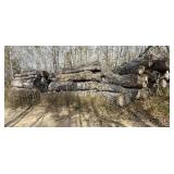 3 Piles Of Logs