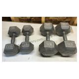 2 Pairs of Dumbbells