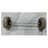 Small Axle and Wheels Lot 2