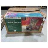 Unassembled Glider Rocker in Box