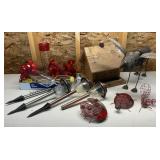 Bird Feeders, Solar Lights, and Lawn Decor