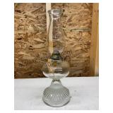 Oil Lamp with Clear Glass Base
