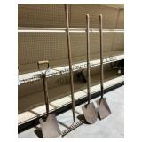 3 Shovels and Rake