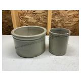 2 - Earthenware Crocks