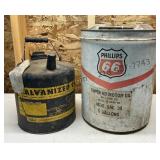 Vintage Gas and Oil Cans