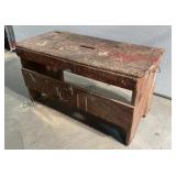 Wooden Shop Bench