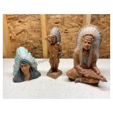 Native American Figurines and Bank