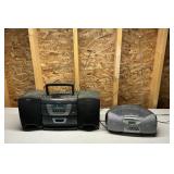 2 Portable Stereos