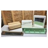 Small Cabinets, Clothes Hanger, & Towel Bar