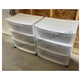 2 - Sterilite Drawer Units