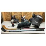 Hockey Skates, Sticks, & More