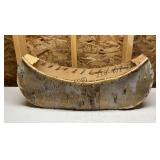 Birch Bark Canoe Model