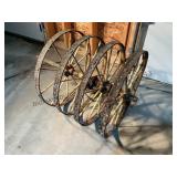 Set of 4 Steel Wheels