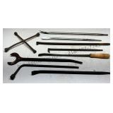 Large Pry Bars and Tire Wrench