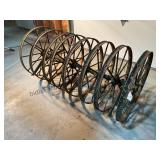 Set of 8 Steel Wheels Lot 1