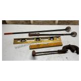 Levels, Magnets, and Pipe Cutter