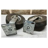 Pair of Swiveling Wheels