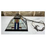 Tiffany Glass Light Fixture