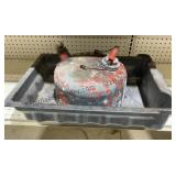 Gas Can and Tray