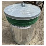 Metal Garbage Can Lot 1