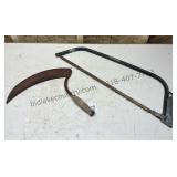 Sickle and Bow Saw