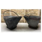 2 Vintage Ash Buckets