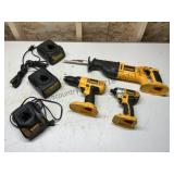 DeWalt Cordless Tools, NO Batteries