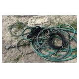 Garden Hoses and Down Spout Basin