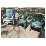 3 Outdoor Chairs