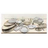 Vintage Stainless & Aluminum Serving Pieces