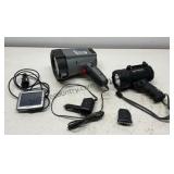 Rechargeable Spotlights and GPS