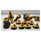 Cordless DeWalt Tools, Batteries, and Chargers